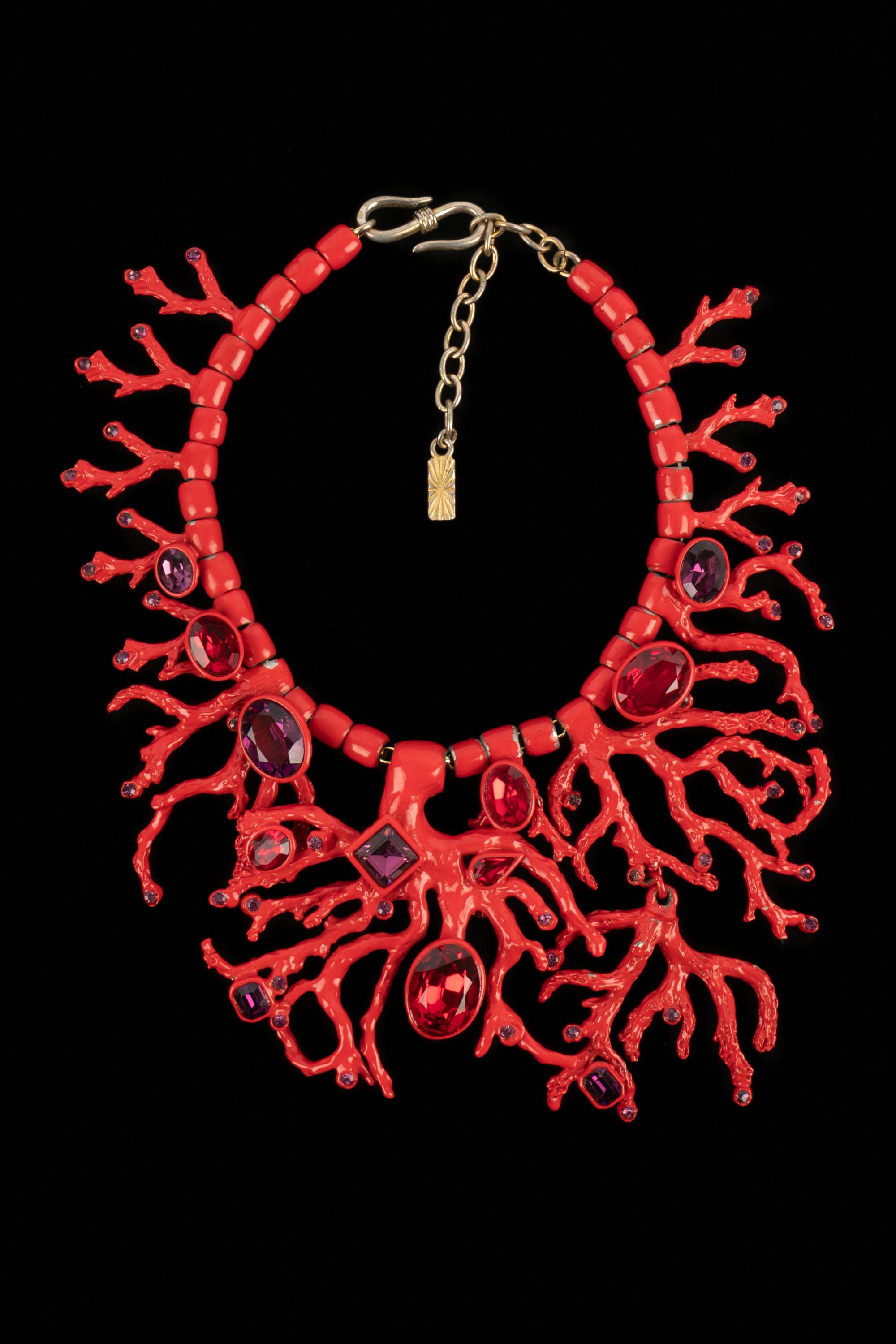 Yves Saint Laurent Korallenkette für Damen oder Herren im Angebot