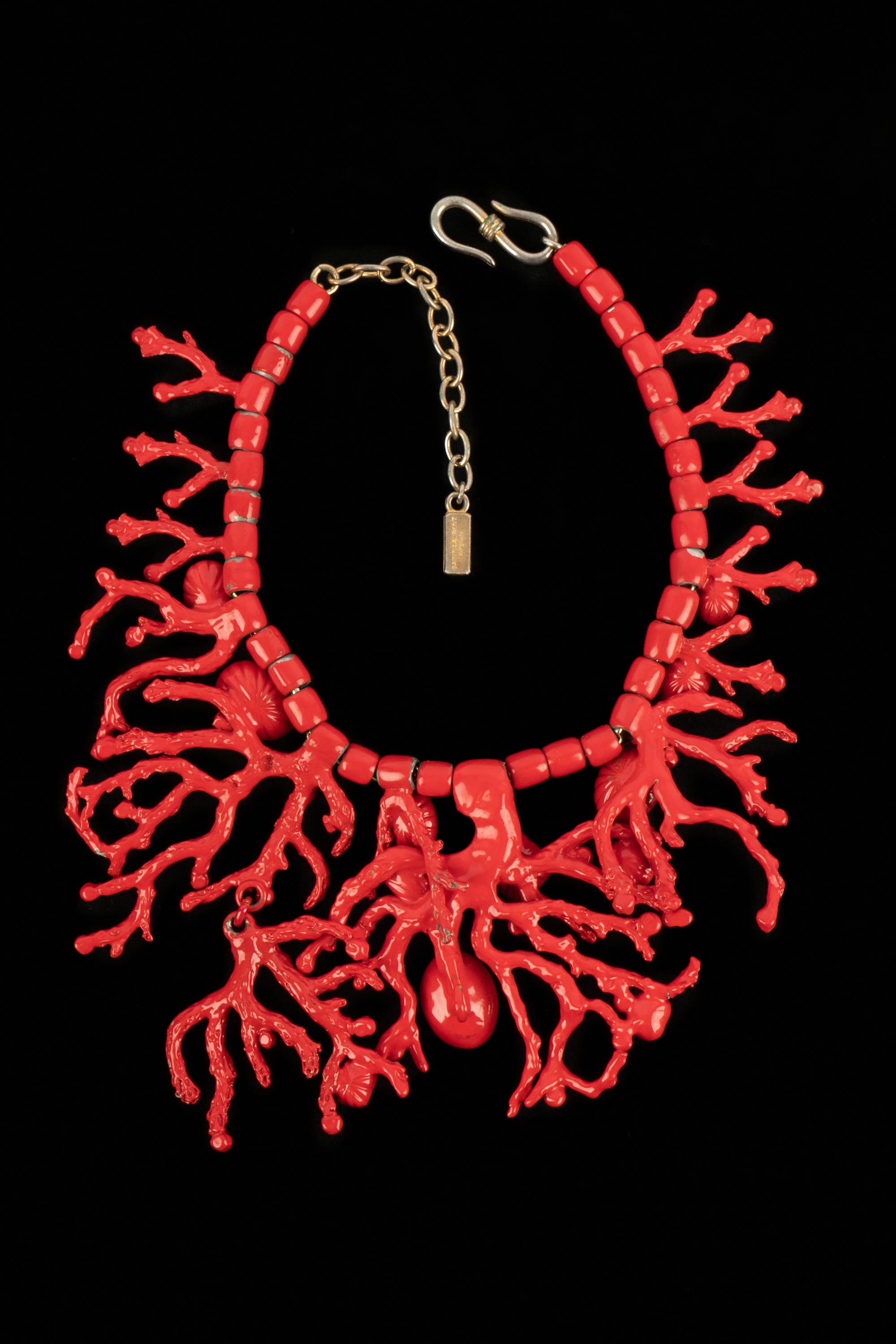Yves Saint Laurent Korallenkette im Angebot 1