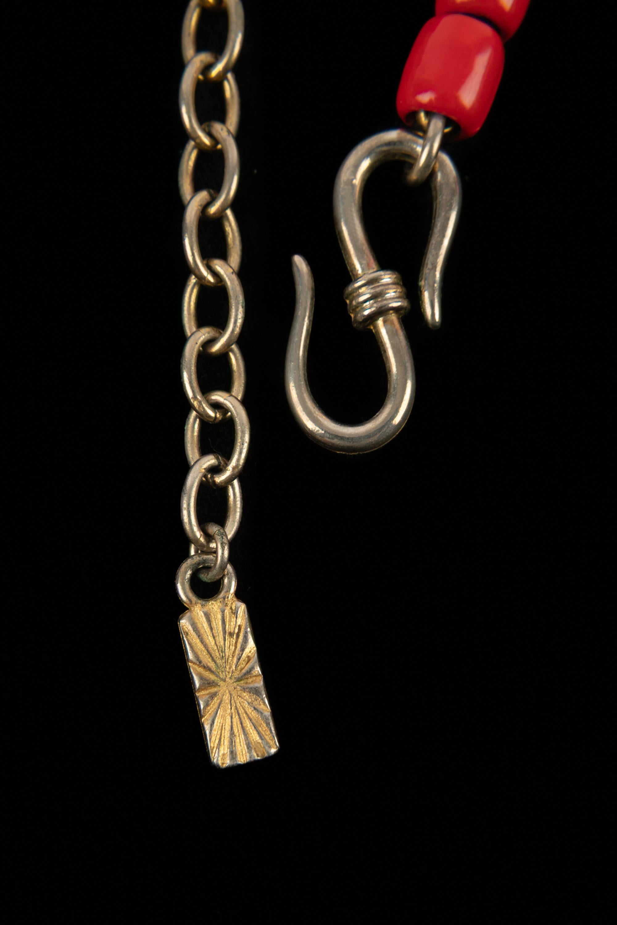 Yves Saint Laurent Korallenkette im Angebot 4