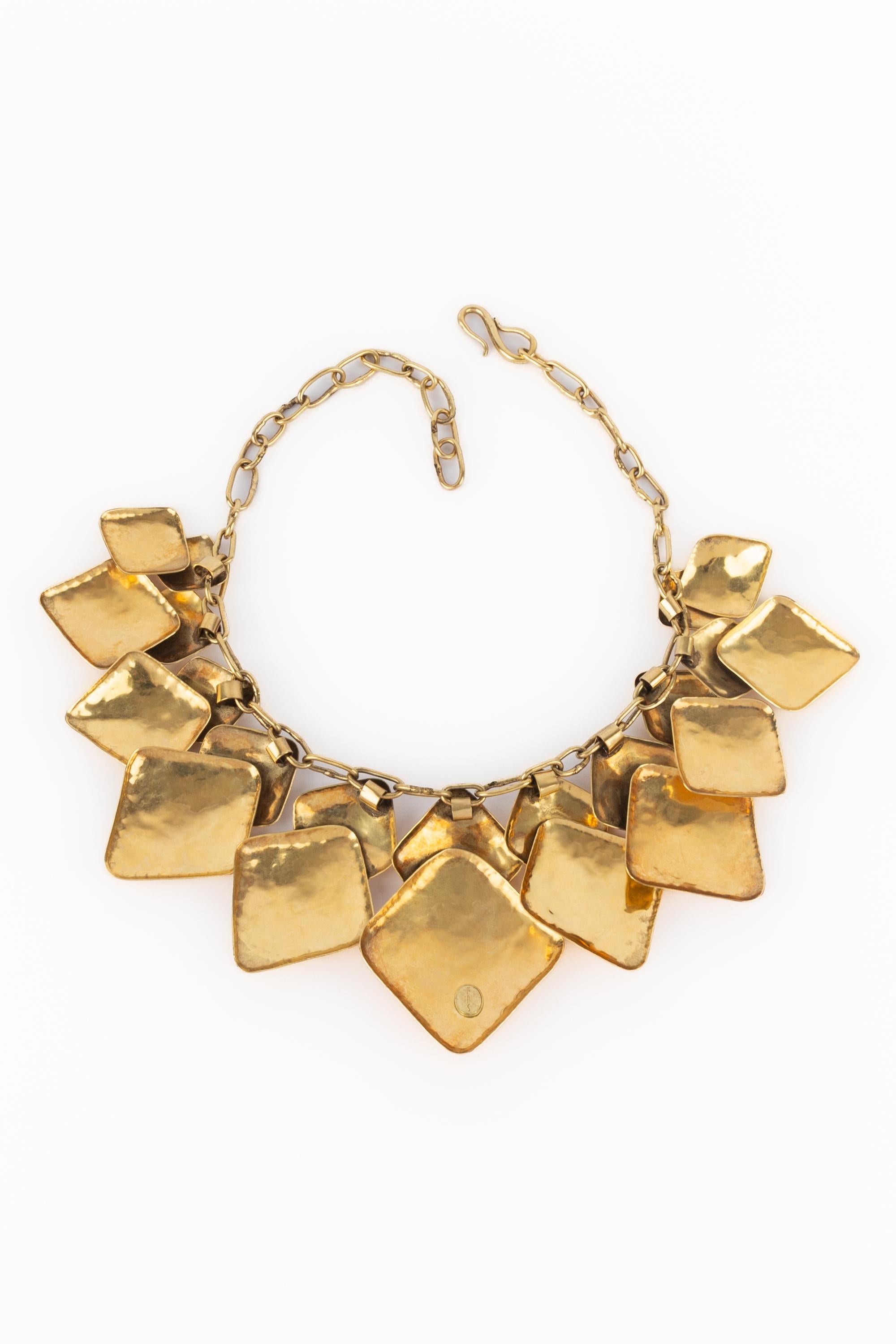 Collana d'oro Frances Patiky Stein In condizioni ottime in vendita a SAINT-OUEN-SUR-SEINE, FR