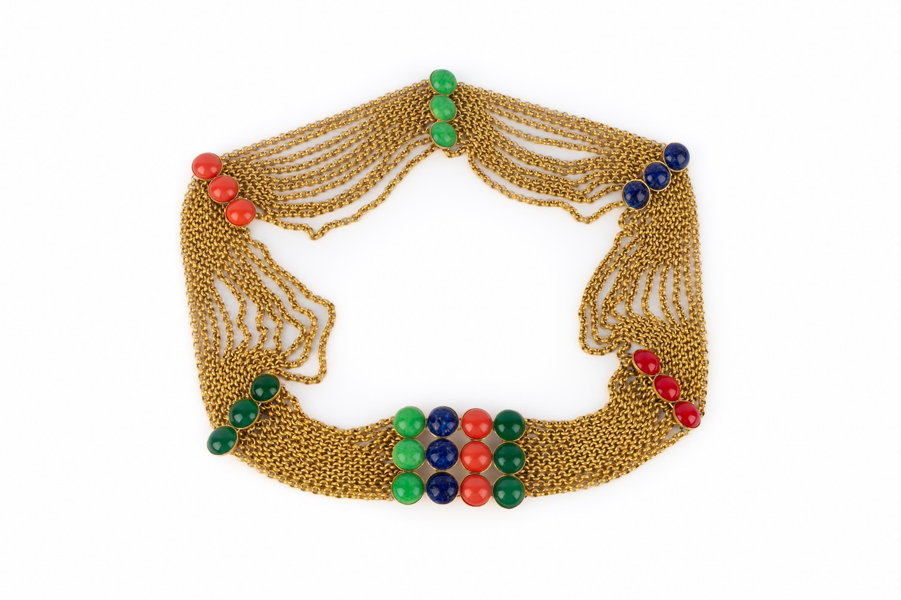 Ceinture Yves Saint Laurent (Attribué à) Excellent état - En vente à SAINT-OUEN-SUR-SEINE, FR