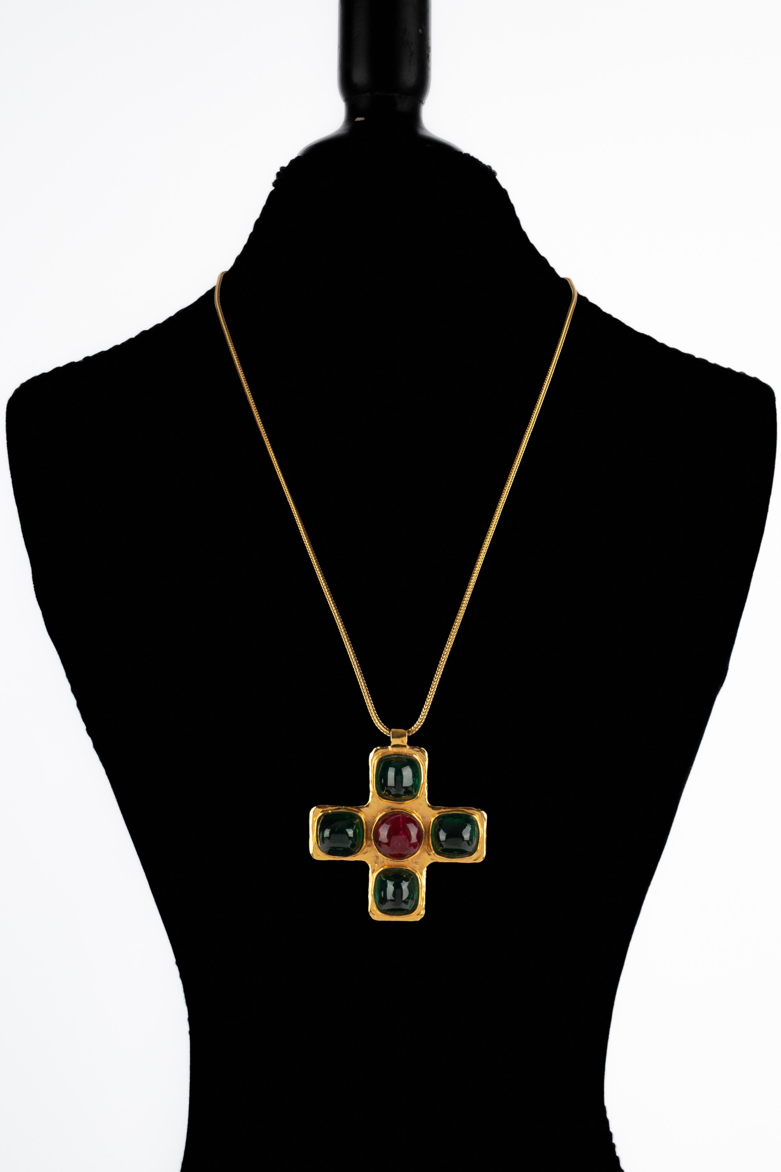 Chanel cross necklace For Sale 6