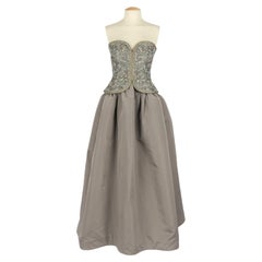 Nina Ricci bustier dress Haute Couture