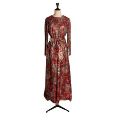 Dior lamé dress by Marc Bohan circa 1970