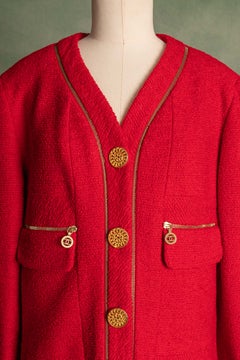 Chanel "Leather Look" jacket by Karl Lagerfeld, Winter 1992-1993