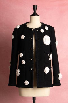 Chanel "Camellia" jacket by Virginie Viard, Winter 2023