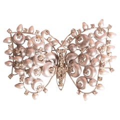 Dior Haute Couture "Butterfly" brooch by the Gripoix workshop circa 1970