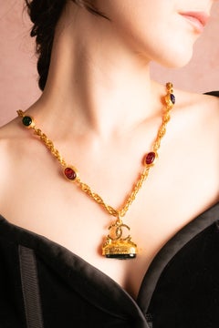 Chanel-Halskette mit Siegel von Karl Lagerfeld, Herbst 1993