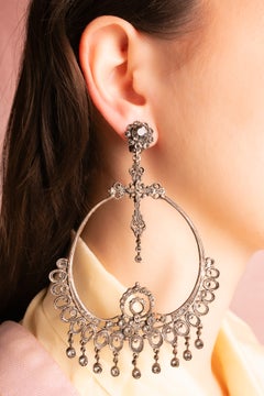 Christian Dior earrings by John Galliano Summer 1999