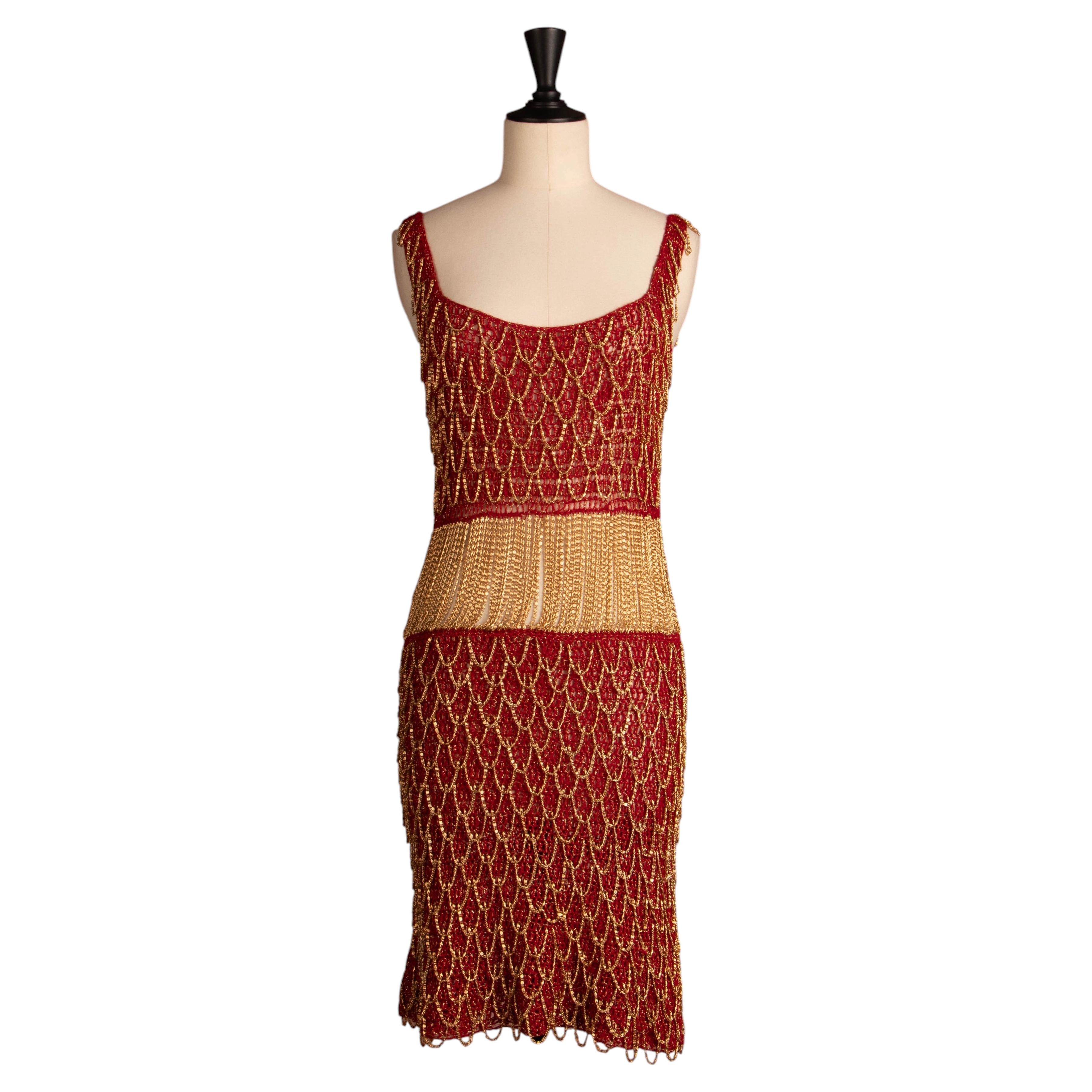Azzaro dress by Loris Azzaro circa 1973 For Sale