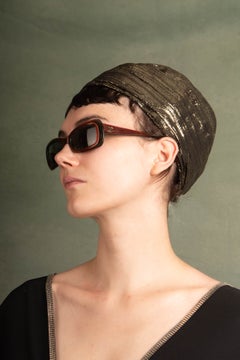 Saint Laurent turban by Anthony Vaccarello circa 2022