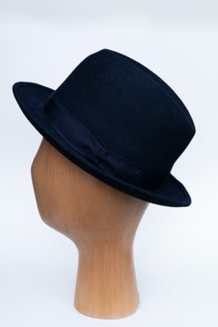 Cappello di feltro blu scuro Motsch
