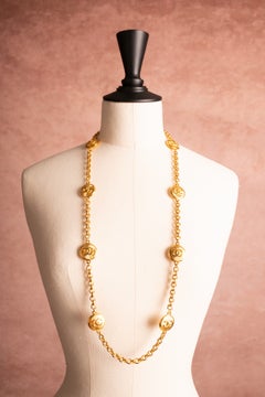 Chanel cc necklace by Karl Lagerfeld circa 1985