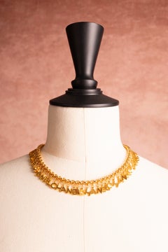 Collier Chanel signé Karl Lagerfeld, collection printemps-été 1996