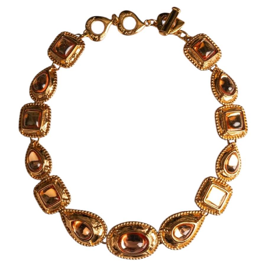 Yves Saint Laurent necklace by Yves Saint Laurent circa 1990 For Sale