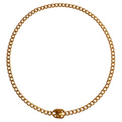 Chanel turnlock necklace by Karl Lagerfeld Spring 1996