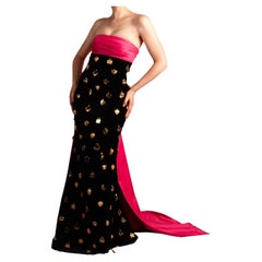 Moschino Couture dress 'Jungle Red' by Jeremy Scott Winter 2021
