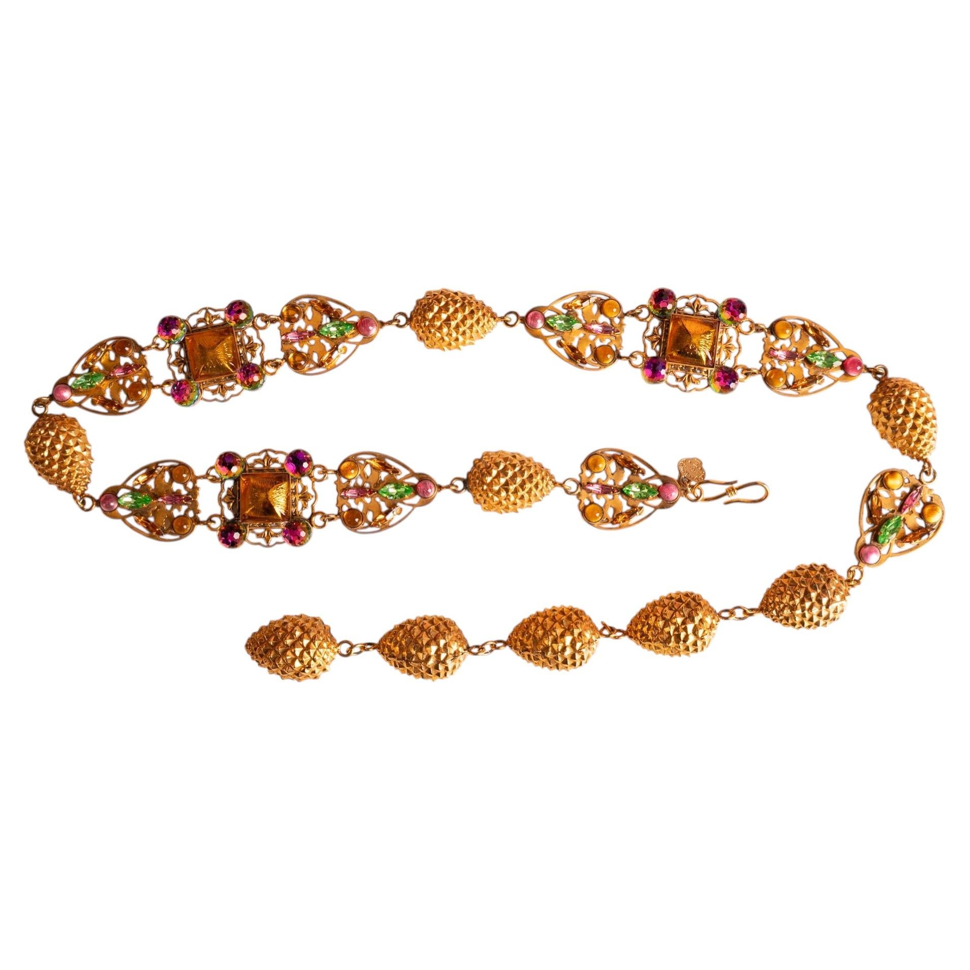 Saint Laurent belt by Yves Saint Laurent 1989-1990 For Sale
