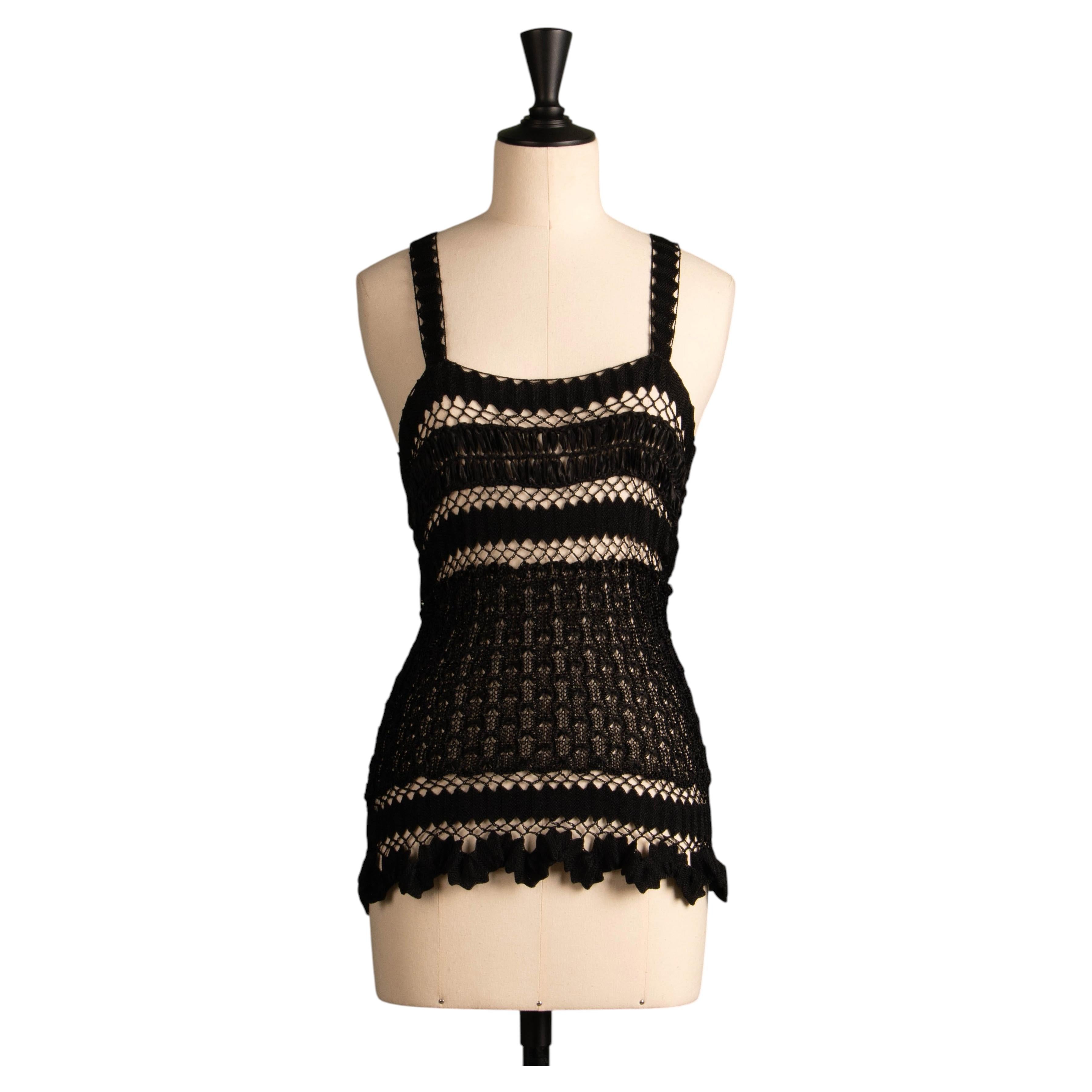 Dior top 'Street Chic' by John Galliano Spring 2002 For Sale