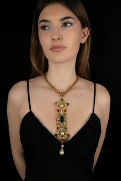 Collana Chanel byzantine di Karl Lagerfeld 1985
