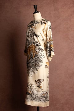 Hermès dress 'Jungle Love' by Robert Dallet circa 2000