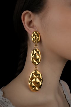 Chanel earrings by Karl Lagerfeld Spring-Summer 1991