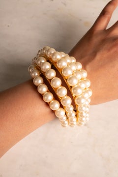 Brazalete Chanel de Karl Lagerfeld Otoño-Invierno 1990