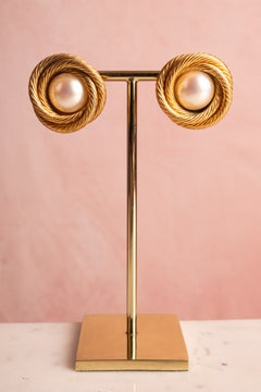 Chanel earrings by Karl Lagerfeld circa 1983-1985