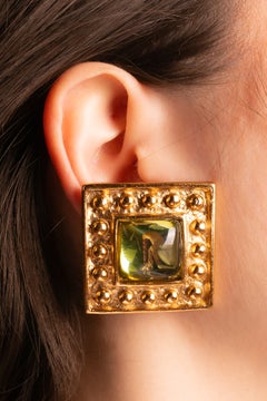 Saint Laurent earrings by Yves Saint Laurent circa 1990