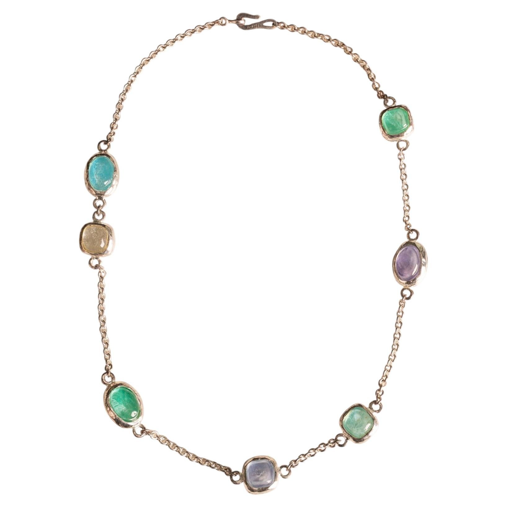 Chanel necklac by Karl Lagerfeld Summer 1998 For Sale