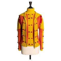 Dior cardigan and sweater 'un voyage au Perou' by John Galliano Fall 2002