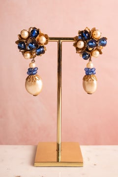 Chanel earrings by Coco Chanel circa 1960
