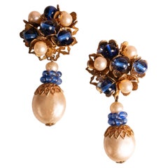 Chanel-Ohrringe von Coco Chanel, um 1960