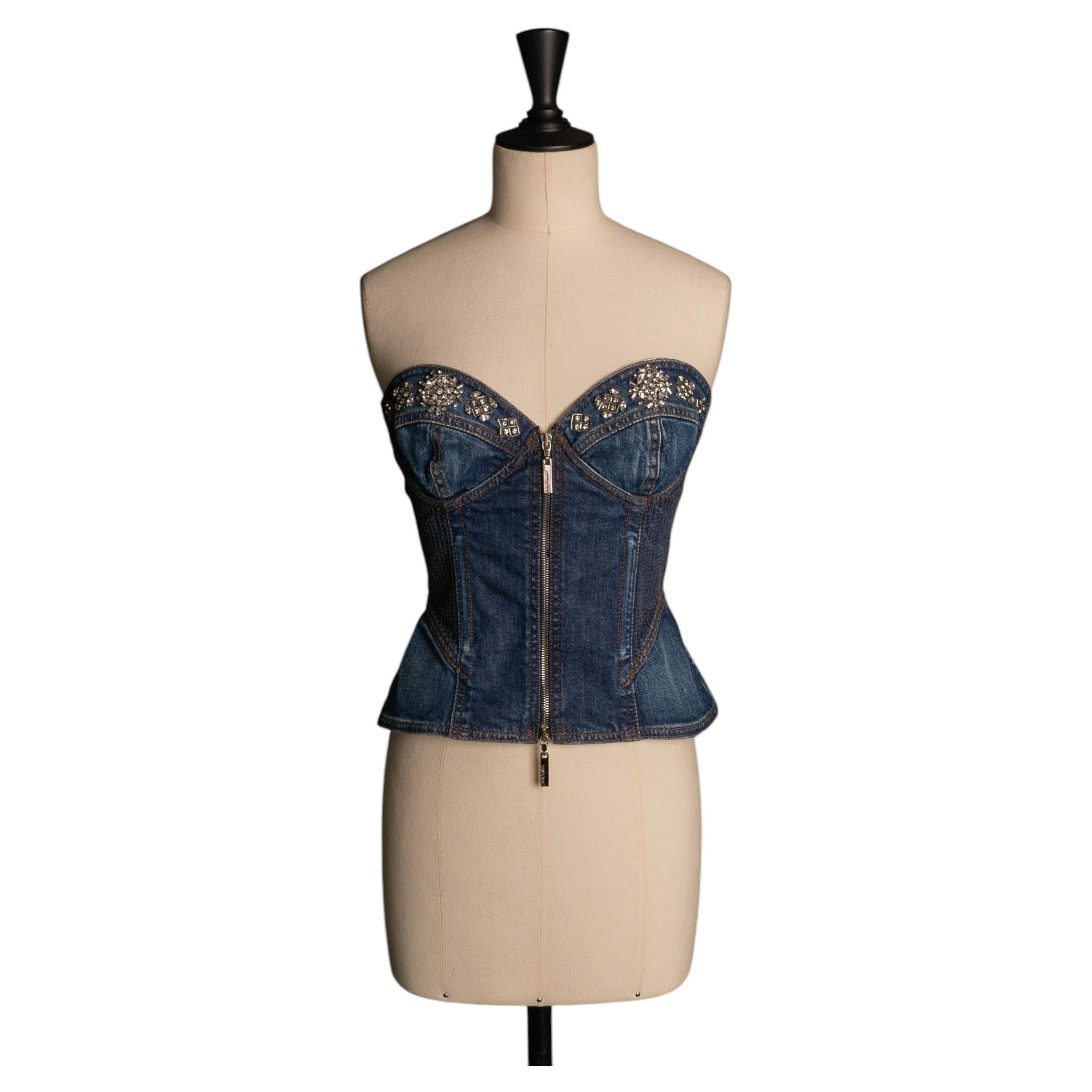 Cavalli bustier by Roberto Cavalli circa 2000
