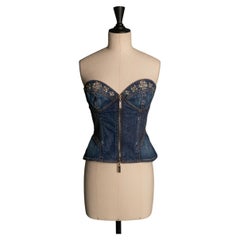 Cavalli bustier by Roberto Cavalli circa 2000