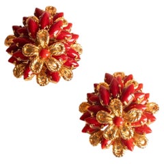 Christian Dior earrings by Marc Bohan 1969