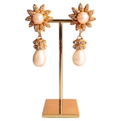 Chanel earrings by Karl Lagerfeld circa 1985-1990