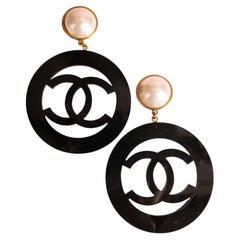 Chanel earrings by Karl Lagerfeld Spring 1992