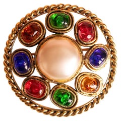 Chanel brooch by Karl Lagerfeld Fall 1990