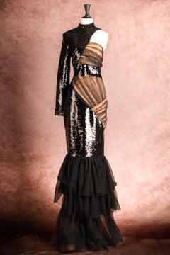 Versace Vesace mermaid dress by Donatella Versace circa 2013
