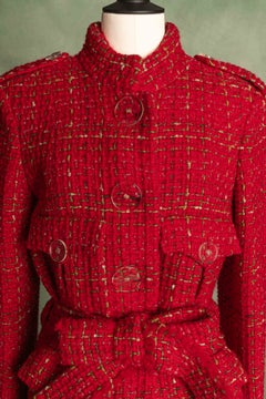 Chanel coat 'Paris Cosmopolite' by Karl Lagerfeld Pre Fall 2017