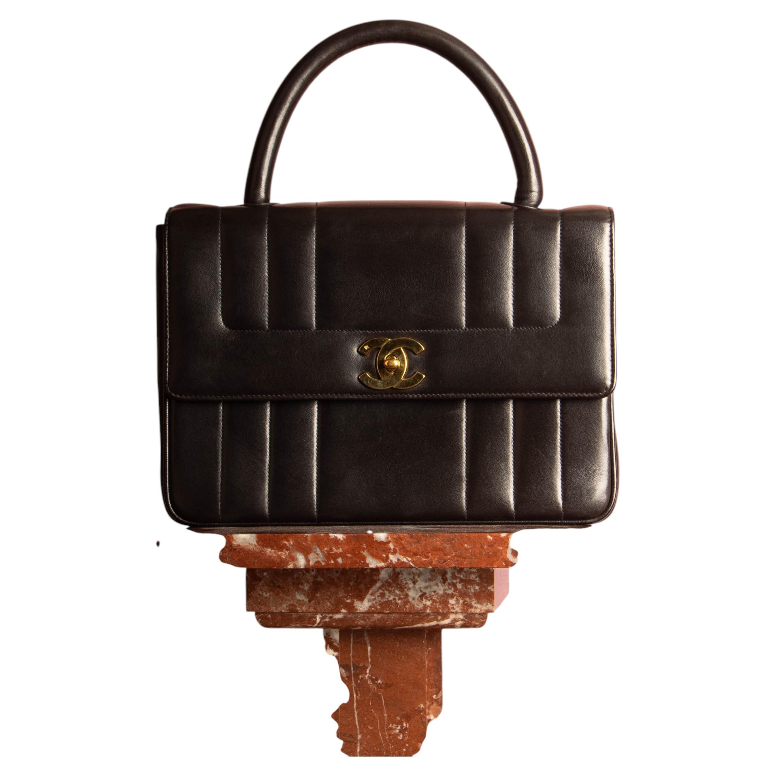Chanel bag 'Mademoiselle Kelly' by Karl Lagerfeld circa 1994-1996 For Sale