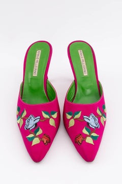 Mules ricamate da Renaud Pellegrino