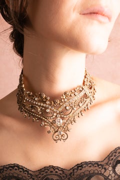 Theatre necklace worn by Sarah Bernhardt circa 1880