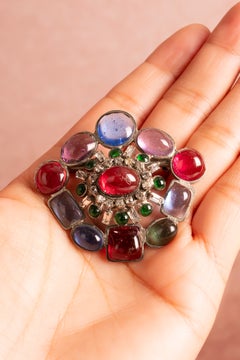 Chanel brooch by Coco Chanel circa 1960