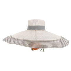 Tête à Tête large wide-brim hat