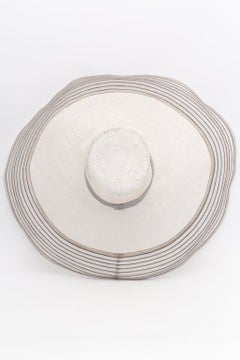 Tête à Tête large wide-brim hat