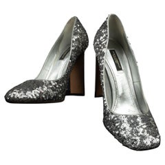 Dolce & Gabbana sequined heels