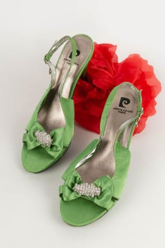 Pierre Cardin satin pumps