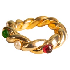 Chanel "Golden Cords" bracelet by Karl Lagerfeld, Summer 1990